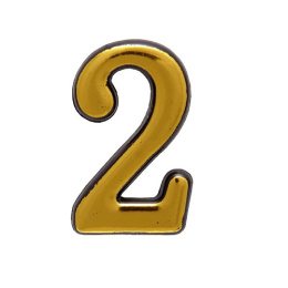 Цифра 2, золото Аллюр 26292