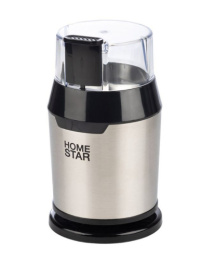 Кофемолка электрическая 200Вт, HS-2036, вместимость 50г, черный HomeStar 105768