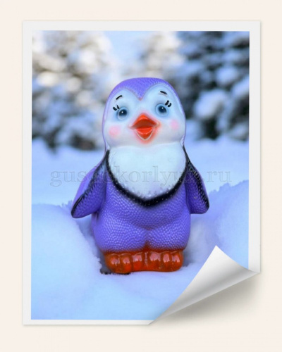 Копилка гипсовая Пингвин 12х16см ГусьДекорЛюкс 4К20