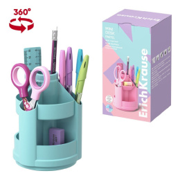 Набор настольный ErichKrause Mini Deck Pastel, вращающийся, мятный 53690