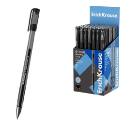 Ручка гелевая ErichKrause черная 0,5мм G-Tone Stick Original 65361