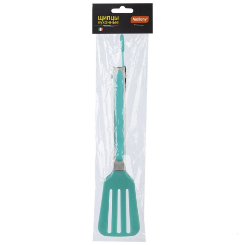 Щипцы универсальные нейлоновые нержавеющие ручки 26см Tongs-06 Mallony 103499