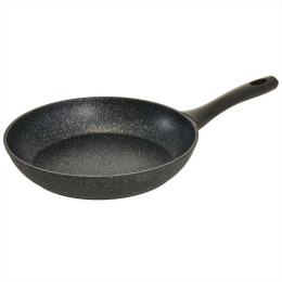 Сковорода алюминиевая литая с антиприг. мраморным покрытием Black Marble d-26см без крышки с бакелит. ручкой Alpenkok AK-0118A/26N