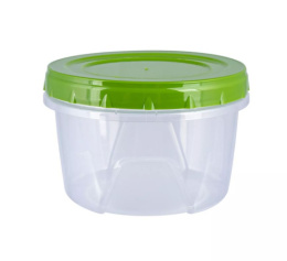 Емкость для продуктов пластиковая с завинчивающейся крышкой 0,70л Полимербыт С441