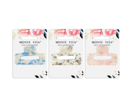 Краб для волос Monte Vita ассорти,  6см 457023