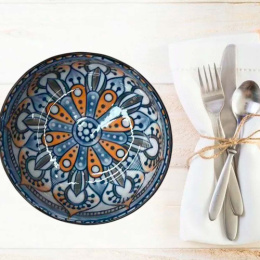 Соусник керамический 100мм с узором Радужный Дом РД22918