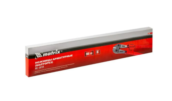 Болторез 900мм/36" металлические ручки, резиновые рукоятки Matrix 78555