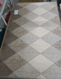 Коврик напольный на войлочной основе с низким ворсом Принт  80х150см p2461/a2p