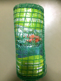 Решетка садовая (сетка) пластиковая, размер рулона 0,45х20м, ячейка квадрат 35х40мм, Эконом Агросетка-Юг