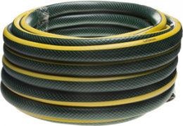 Шланг поливочный ПВХ армированный Standard 3/4" (19мм) 15м, 3-х слойный, черно-желтый Grinda 429000-3/4-15