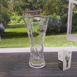 Ваза для цветов стеклянная кубок h-23,5см d-13см Радужный Дом РД20341