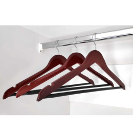 Вешалка - плечики деревянные набор из 3шт. темный орех Радужный Дом РД12683