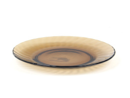 Тарелка стеклянная Elica мелкая 200мм дымка Ca del Vetro 62102