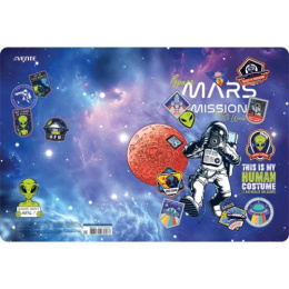 Коврик настольный Devente 430х290мм Mars Mission, пластик 500мкм 8061109