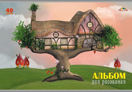 Альбом для рисования 40 листов Домик на дереве С1042-29