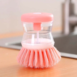 Щетка пластиковая для мытья посуды с отсеком для моющего средства Радужный Дом РД24844