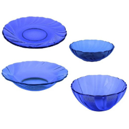 Набор столовый стеклянный Sea Brim Sapfir 14 предметов, в п/у 50552