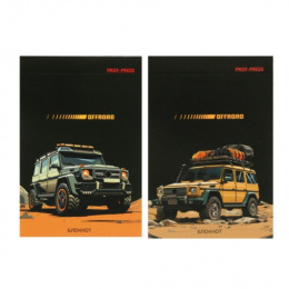 Блокнот А7  48 листов Внедорожник, склейка Б48-3307