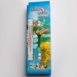 Термометр наружный пластиковый Липучка в картонной коробке Первый термометровый завод ТБ-223