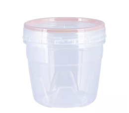 Емкость для продуктов пластиковая с завинчивающейся крышкой 0,50л Премиум Полимербыт С43201