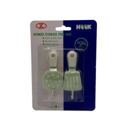 Крючки пластиковые набор  2шт. на самоклеящейся основе Радужный Дом РД77689