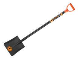 Лопата совковая металлическая 25х29х120см, 1,6мм, с ребрами жесткости деревянный черенок V-ручка Finland 1467-ч