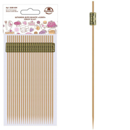Шпажки для канапе бамбуковые набор 24шт. 12см Азия Мультидом BJ80-604