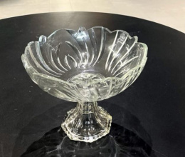 Ваза стеклянная на ножке 240мм h-160мм, в п/у Gamin Glass 345