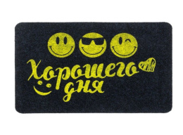 Коврик придверный влаговпитывающий на резин. основе ворс 40х 60см Familia Хорошего дня SunStep 37-915