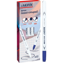 Ручка Пиши-Стирай Devente, капилярная двухсторонняя, синяя 0,5мм и 3мм 5060700