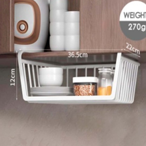 Держатель подвесной металлический полочный универсальный 12х36,5х22см Радужный Дом РД25476