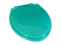 Сиденье для унитаза пластиковое, бирюзовый Мульти-Пласт 2000 МТ532/962205