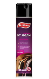 Аэрозоль от моли, кожееда, гусениц и личинок 300мл Dr.Klaus