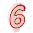 Свеча-цифра 6 Волшебная страна 312522