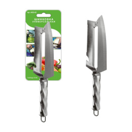 Шинковка универсальная из нержавеющей стали 14,5/27,5см Мультидом AN53-42