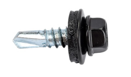 Саморез кровельный окрашенный 5,5х19мм RAL 9005 (черный) Daxmer 277-90055519