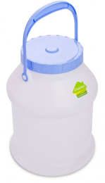 Бидон пластиковый 5,0л Просперо, цвета в ассортименте Martika С926