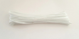 Шнур бытовой  20м d-6мм, с сердечником, белый полипропиленовый Беларусь
