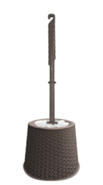 Комплект для туалета WC пластиковый Soul ротанг венге Svip SV4108ВНГ