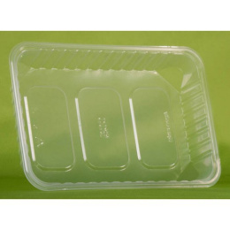 Контейнер одноразовый пластиковый с крышкой 186х132мм  500мл Юпласт ЮУПМ3319