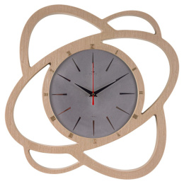 Часы настенные фигурные 45,5х44,5см Звезда, бежевый Рубин 4501-004