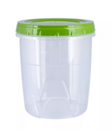 Емкость для продуктов пластиковая с завинчивающейся крышкой 1,3л Полимербыт С443