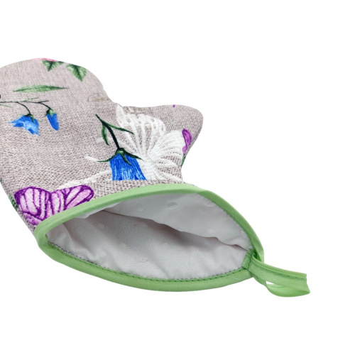 Варежка кухонная вафельная Бабочки 5131/1 ДомВелл 